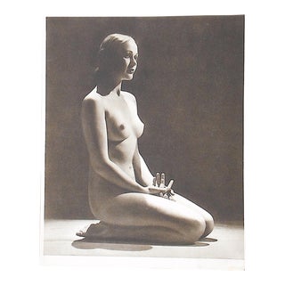 Vintage Mid Century Nude Photogravure For Sale