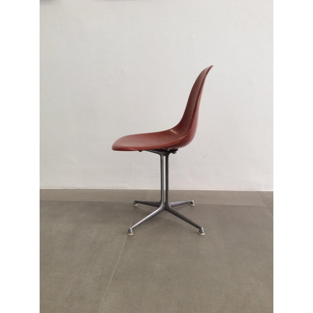 Mid-Century Modern Armchairs and One La Fonda Chair by Charles & Ray Eames for Herman Miller, 1970s, Set of 6 For Sale - Image 3 of 14