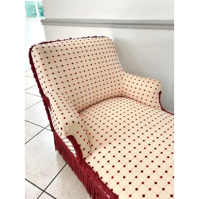 19th Century Napoleon III Meridian Chaise Lounge, France For Sale - Image 4 of 13