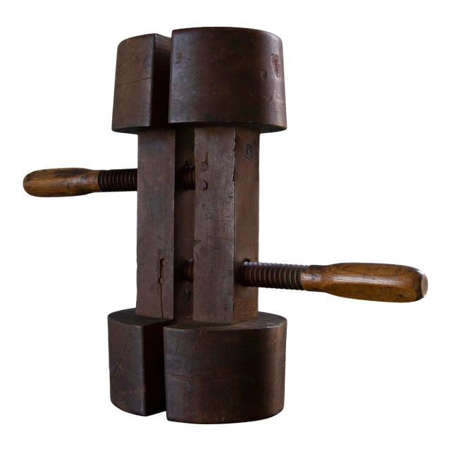 Antique Wooden Millinery Mold Stretcher For Sale