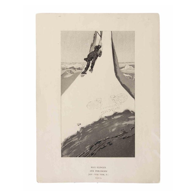 Max Klinger, Der Philosoph, Etching, 1885 For Sale