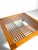 Mid-Century Modern Coffee Table in Wood and Glass For Sale - Image 6 of 7