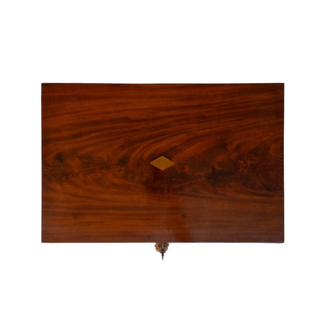 Early 19th Century Mahogany Cellarette or Document Chest on Stand For Sale - Image 12 of 17