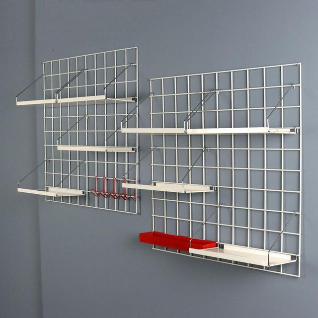 Modular Wall System with Adjustable Shelves For Sale - Image 9 of 9