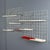 Modular Wall System with Adjustable Shelves For Sale - Image 9 of 9