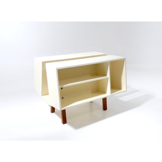 1960s British Penguin Donkey Mark 2 Book Table by Ernest Race for Isokon, 1963 For Sale - Image 5 of 18