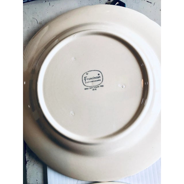 Traditional 1970s Franciscan China Desert Rose Pattern Plates - Set of 9 For Sale - Image 3 of 7