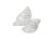 14K white gold ring featuring a delicate leaf-inspired design set with numerous brilliant round diamonds totaling 2...