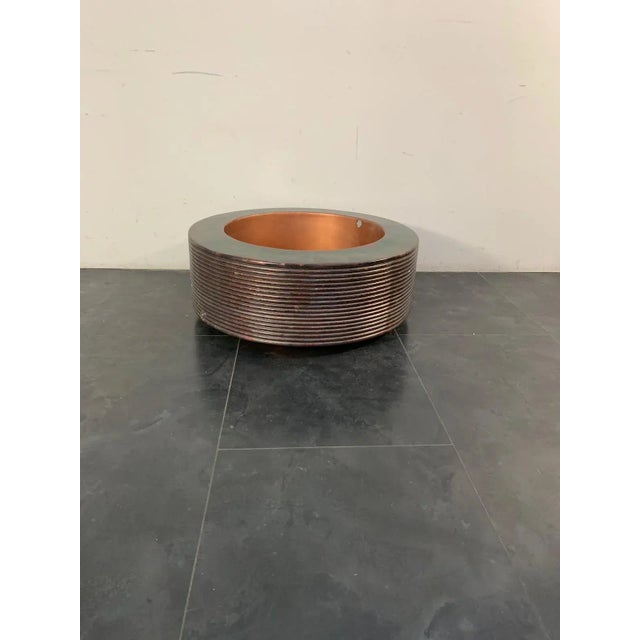 Metal Vase by Ravi Sing for Light Works Resources, 1990s For Sale - Image 7 of 9