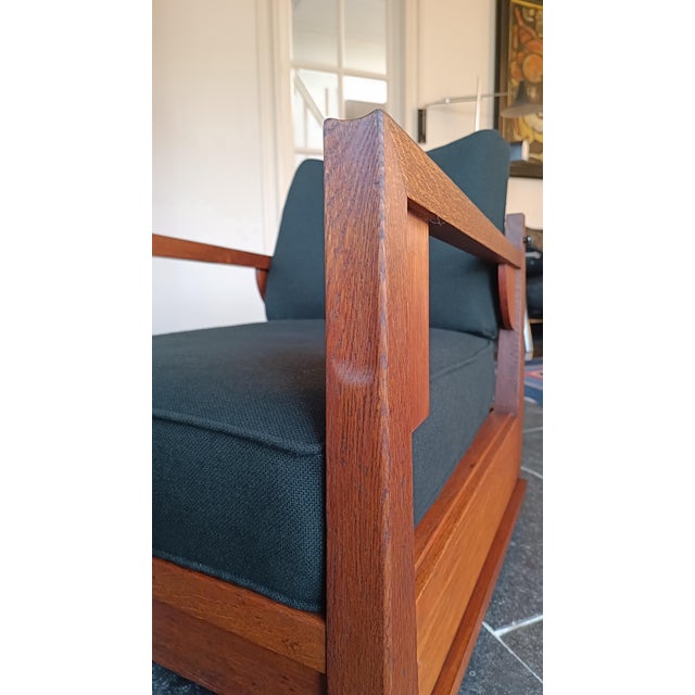 Black Early Modernist Dutch Easy Chair by Cornelis Van Der Sluys , 1920s For Sale - Image 8 of 14