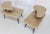 Tan Cerused Oak Two-Tier Mid-Century Modern Organic Two-Tone End Tables Stands - a Pair For Sale - Image 8 of 10