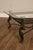Neoclassical Style Iron And Glass Coffee Table For Sale - Image 4 of 18
