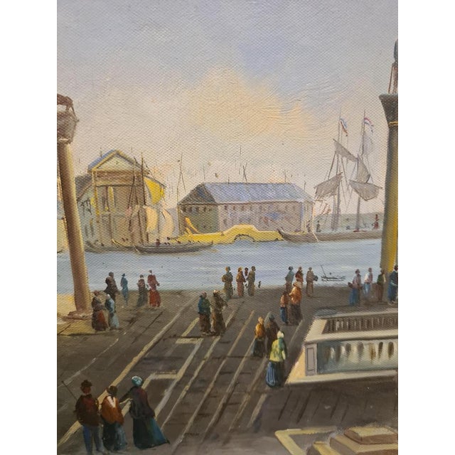 Piazza San Marco in Venice, 1960s, Oil on Canvas, Framed For Sale - Image 12 of 18