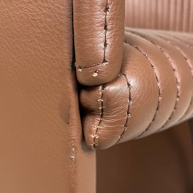 Black Italian Modern Artona Armchair attributed to Afra and Tobia Scarpa for Maxalto, 1980s For Sale - Image 8 of 17