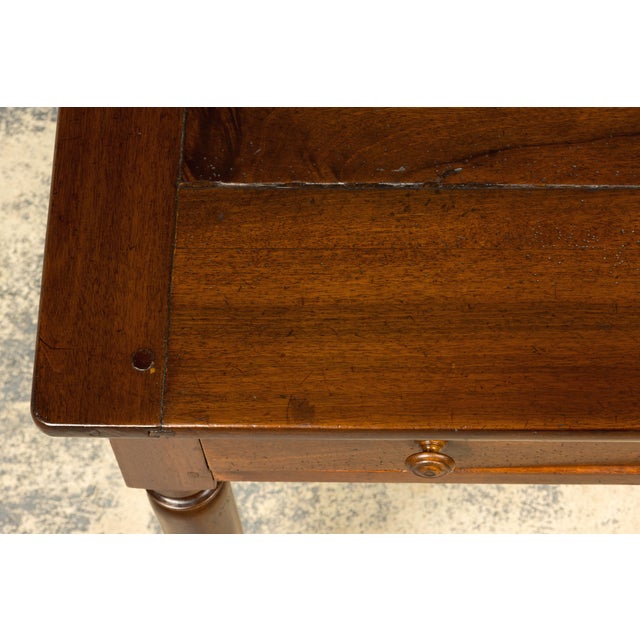 Mid-19th Century French Louis Philippe Walnut Writing Table For Sale - Image 4 of 18