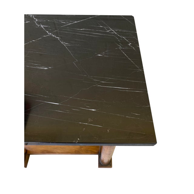 Neoclassical-Style Bedside or Side Tables With Marble Tops, by Baker Furniture For Sale - Image 10 of 18