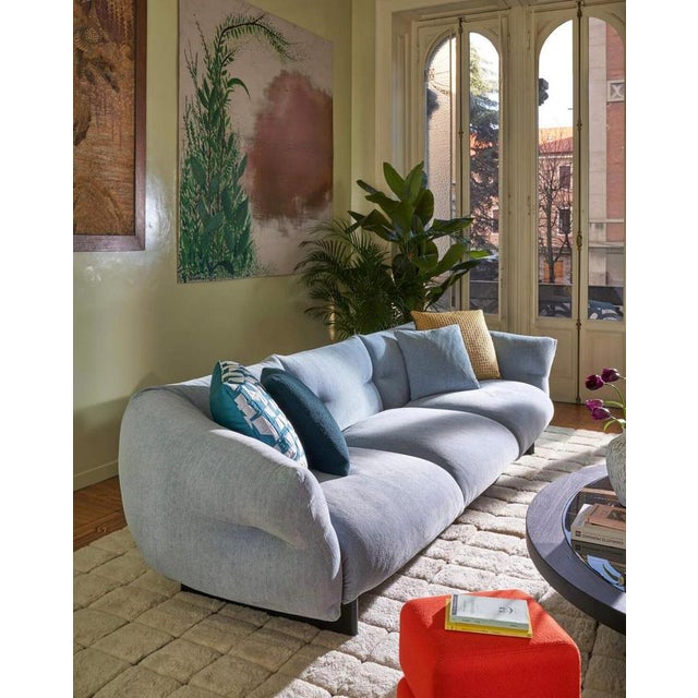 Mon-Cloud Sofa in Mid-Century Modern Fabric by Patricia Urquiola, Italy For Sale - Image 13 of 14