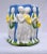 A scarcely seen early 20th century high relief hand made & painted Majolica pottery planter in the manner of Della Robbia....