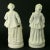 19th Century Couple of Musicians Flute & Mandolin Bisque Figurines- a Pair For Sale - Image 4 of 13
