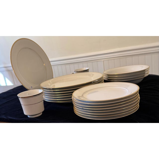 Noritake China Goldart Dishes - 22pcs For Sale - Image 9 of 12