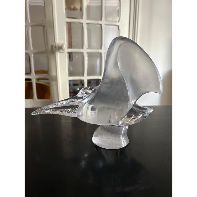 Mid-Century Modern Pelican in Daum Glass by Jean Daum for Daum For Sale - Image 3 of 14