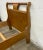 Early 20th Century Vintage Twin Size Tiger Oak Sleigh Bed For Sale - Image 5 of 11