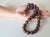 Brown Pietersite Beaded Necklace With Sterling Silver Pietersite Clasp, 18.5" For Sale - Image 11 of 11