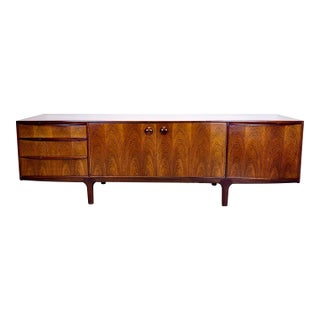 1960s Mid Century Modern Rosewood Sideboard Credenza by McIntosh For Sale