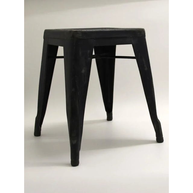 Metal Vintage Stool by Xavier Pauchard for Tolix, 1930s For Sale - Image 7 of 10