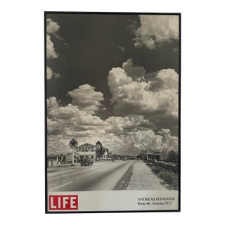 Mid 20th Century Life Route 66 Poster, Framed For Sale