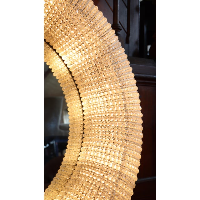 Illuminated Saturn Mirror in Crystal Glass by Timothy Oulton, 2010s For Sale - Image 10 of 15