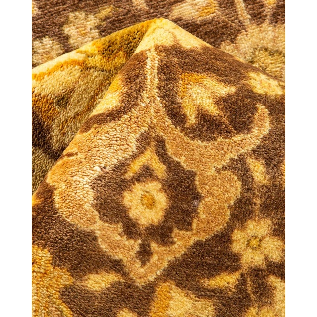 Textile Mogul, One-of-a-Kind Hand-Knotted Area Rug - Brown, 6' 1" x 9' 0" For Sale - Image 7 of 8