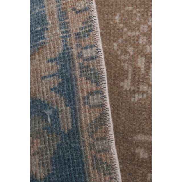 Vintage Tan Wool Anatolian Karapinar Rug 4'9" X 7'11" For Sale - Image 11 of 13