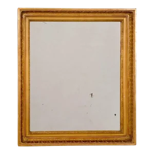 Smaller Antique Continental Giltwood Mirror, 19th Century
