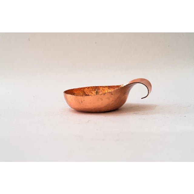 1920s Vintage Art Deco Copper Candleholder, 1920s For Sale - Image 5 of 8