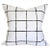 New pair of 22" square pillows covered in a designer fabric from Robert Allen Duralee with a beautiful black and grey...