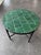 Early 21st Century Moroccan Emerald Green Zellige Round Coffee Table, 2010s For Sale - Image 5 of 5