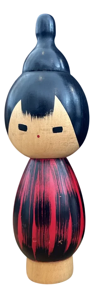 Vintage Sosaku Kokeshi Yukake by Hideo Ishihara, 1960s