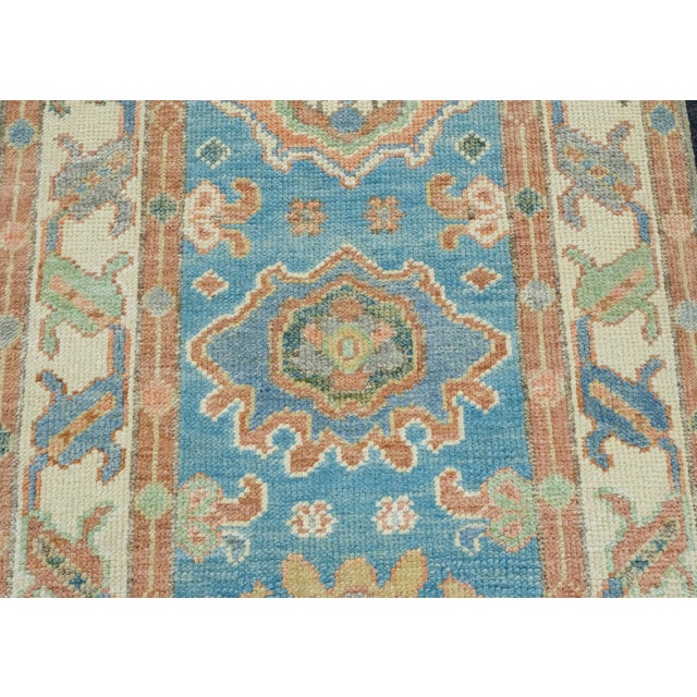 Turkish Oushak Rug 2'7" x 5'10" #17660 For Sale - Image 4 of 8