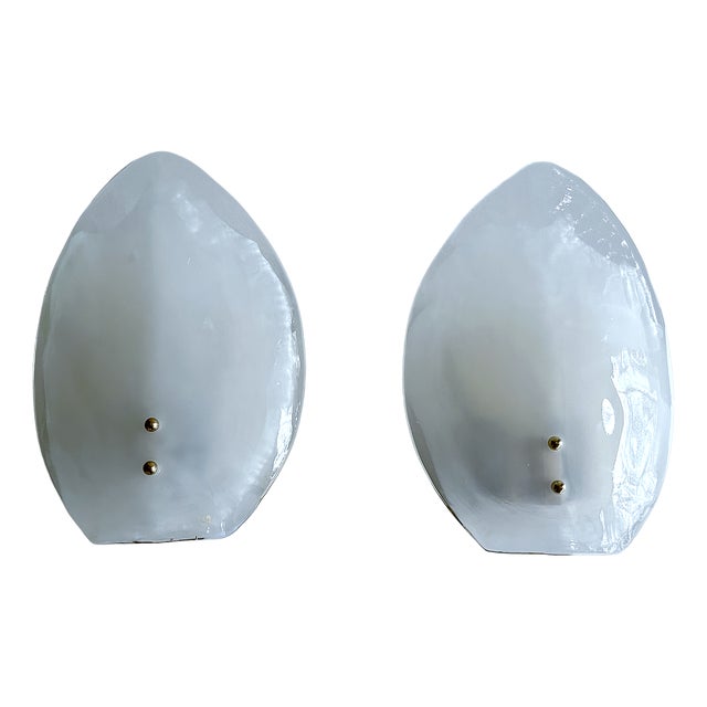 Large Vintage Murano Glass Sconces from J.T. Kalmar, 1970s, Set of 2 For Sale