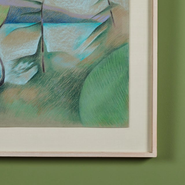 Paint Landscape Pastel Painting by Linda Jacobson For Sale - Image 7 of 9