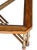 Vintage Faux Bamboo Brass & Glass Coffee Table | Hollywood Regency Chinoiserie Cocktail Table | Campaign Style Designer Square Coffee Table For Sale - Image 11 of 13