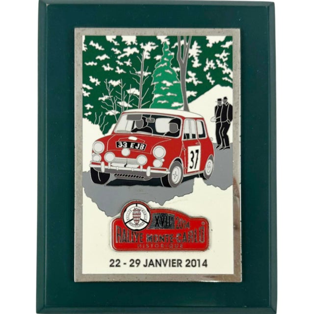 Rallye Monte Carlo Historique 2014 Car Badge Plaque For Sale - Image 4 of 8