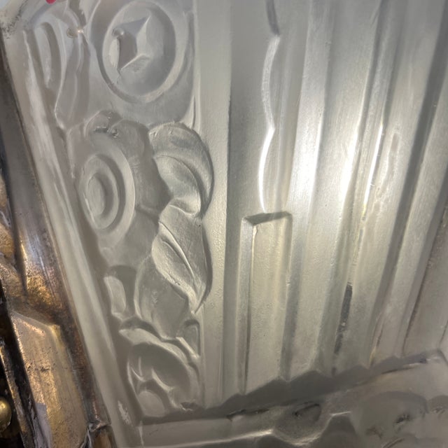 Early 20th Century French Art Deco Sconces Pair For Sale In Miami - Image 6 of 9