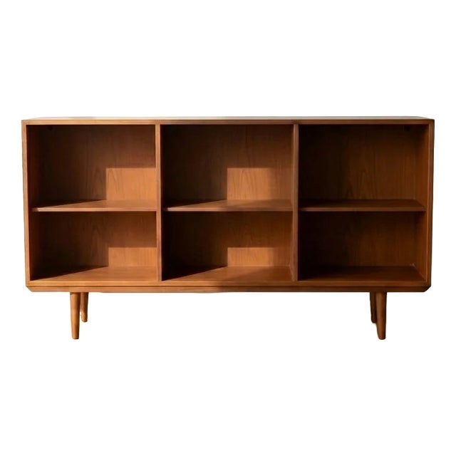 Vintage Danish Bookcase in Teak, 1950s For Sale
