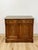 Early 20th Century Antique French Provincial Marble Burlwood Buffet 2 Drawer Locking Cabinet For Sale - Image 5 of 18
