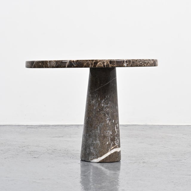 Coffee table from the Eros collection, designed by Angelo Mangiarotti and produced by Skipper in Italy around 1975. Made...