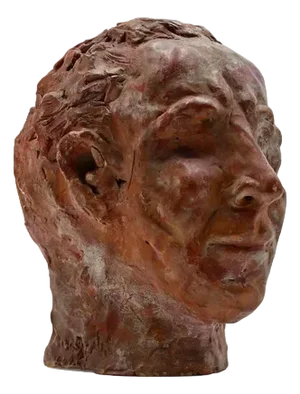Sirio Pellegrini, Portrait Sculpture, 1960s, Terracotta