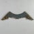 American Early 20th Century Architectural Salvage Decorative Wood Valance Element in Blue Gray & Crescent Design For Sale - Image 3 of 12