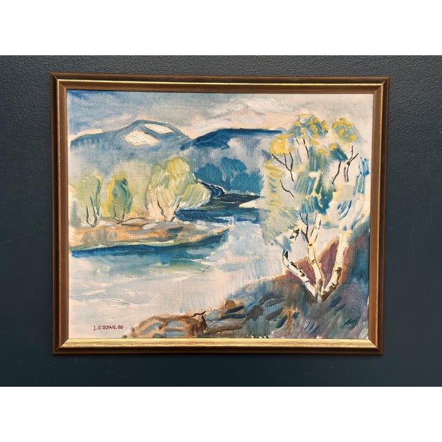 Liljedahl, River, 1986, Oil on Canvas For Sale - Image 16 of 18